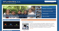 Desktop Screenshot of afluentes.org