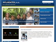 Tablet Screenshot of afluentes.org